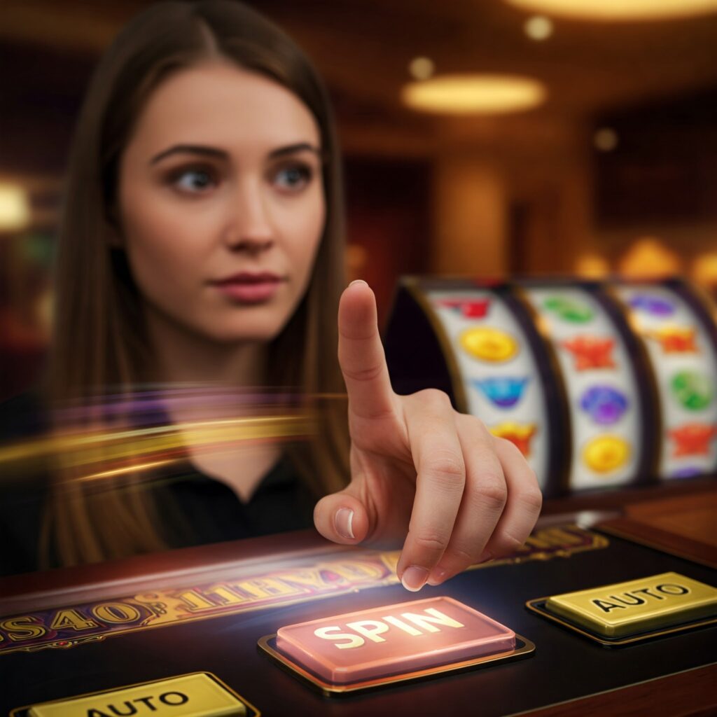 manual spins or automatic play
